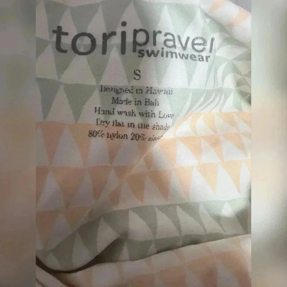 TORI PRAVER SWIMWEAR HIGH WAISTED CUTOUT
BIKINI BOTTOM SIZE S - Picture 2 of 3